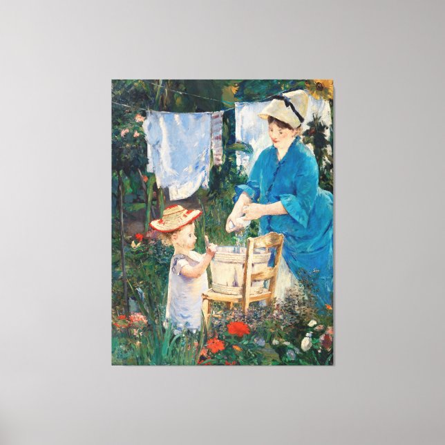 Laundry Day ,Famous Painting Canvas Print (Front)