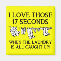 Laundry Day Funny Fridge Magnet