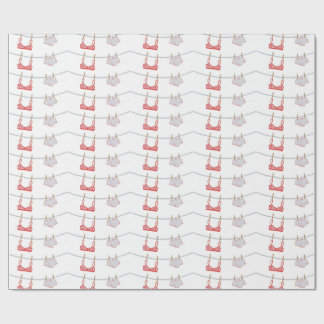 Laundry Day Lingerie Wrapping Paper