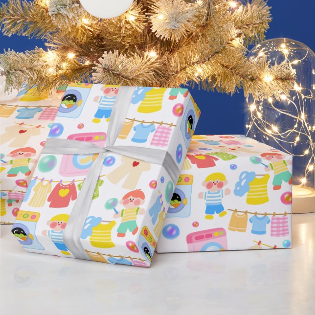 Laundry Day(PLEASE READ BELOW) Wrapping Paper (Holidays)