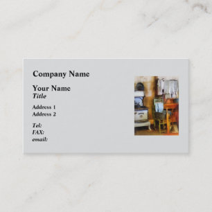 Laundry Drying in Kitchen Business Card