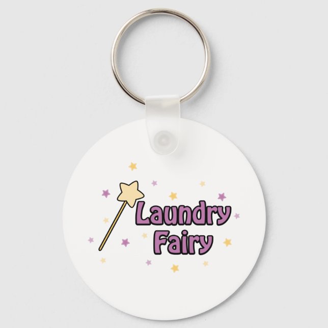 Laundry Fairy Key Ring (Front)
