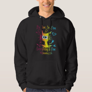 Laundry Life Everything Is Fine Colorful Hoodie