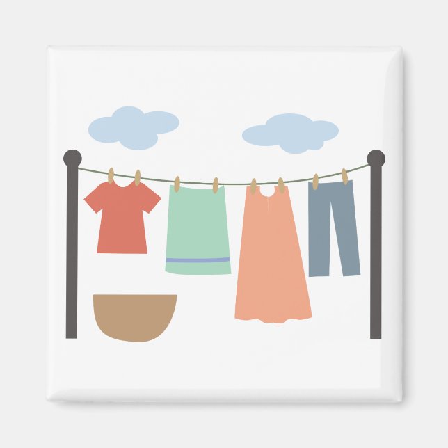 Laundry Line Magnet (Front)