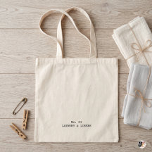 Laundry & Linens Minimalist Typography Cream