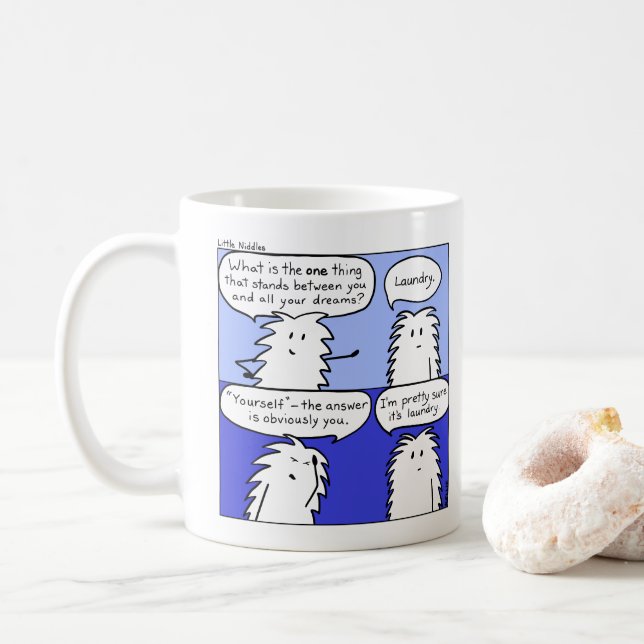Laundry Little Niddles Comic Mug (With Donut)