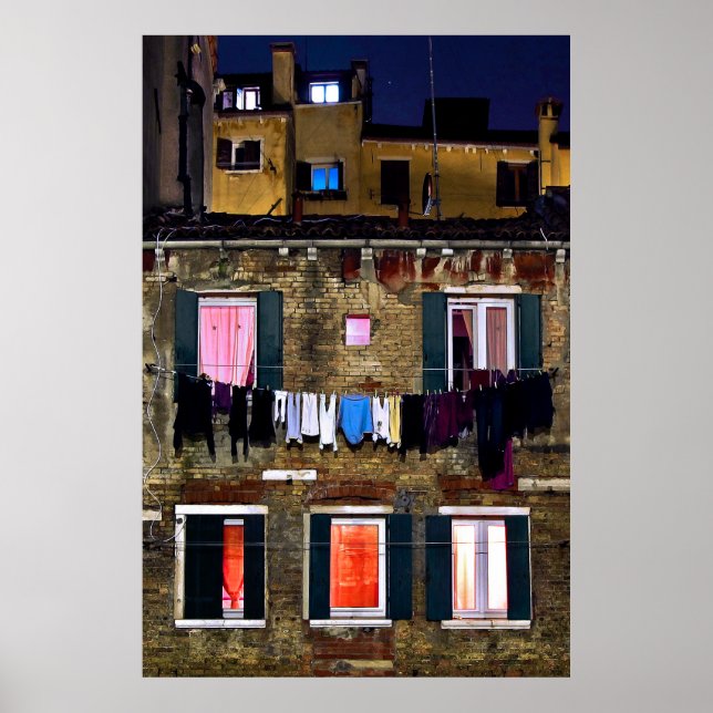 LAUNDRY NIGHT IN VENICE Poster (Front)