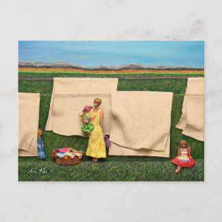 Laundry Postcard
