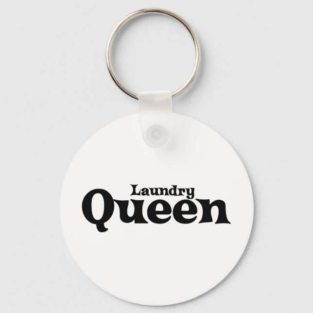 Laundry Queen Key Ring (Front)