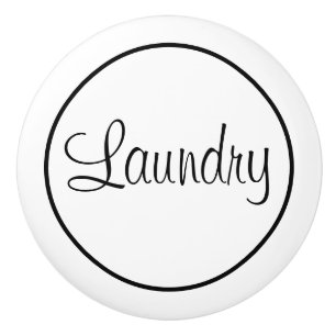 Laundry Room Ceramic Knob