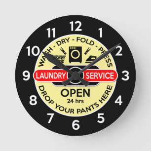 Laundry Room Clock / Utility Room Clock