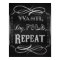 Laundry room print, Chalk art prints chalkboard