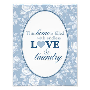 Laundry Room Print Love and Laundry