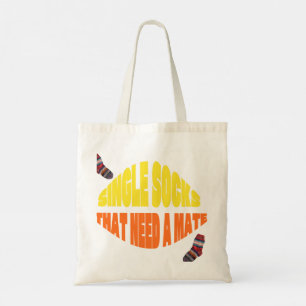 Laundry Room Single Socks Tote Bag