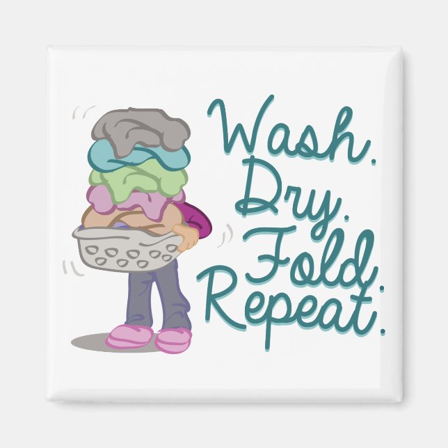 Laundry Wash Magnet (Front)