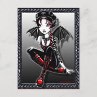 Laura Bat Winged Biker Fae
