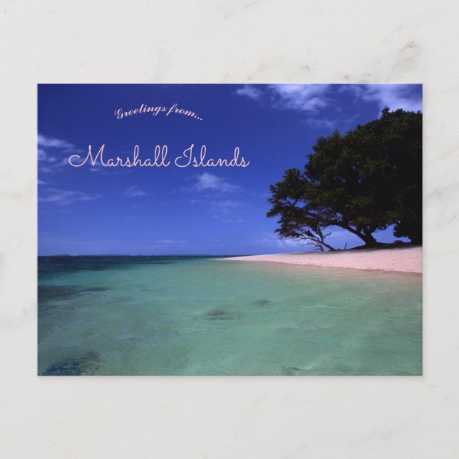 Laura Beach Marshall Islands Postcard (Front)