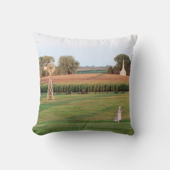 Laura Ingalls Wilder Family Homestead in DeSmet SD Cushion (Front)