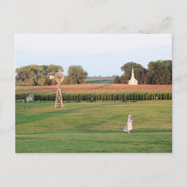Laura Ingalls Wilder Family Homestead in DeSmet SD Postcard (Front)