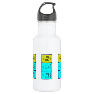 Laura periodic table name water bottle