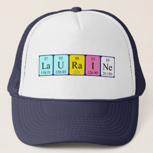 Lauraine periodic table name hat