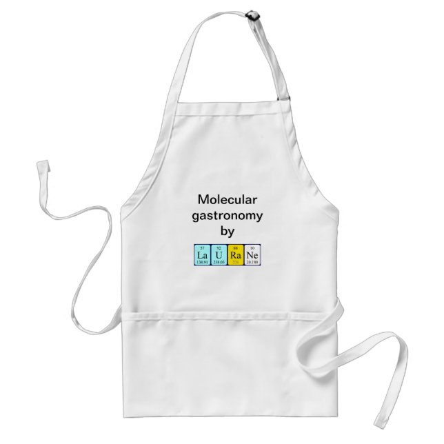 Laurane periodic table name apron (Front)