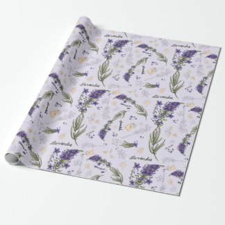 Lauranell Lavender Matte Wrapping Paper, 30" x 6' Paper