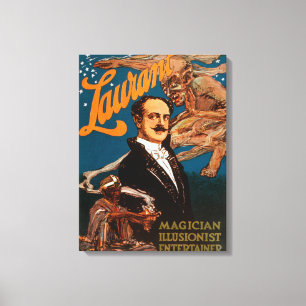Laurant Magician, Illusionist, Entertainer Magic Canvas Print