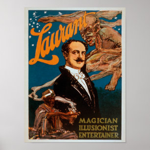 Laurant Magician, Illusionist, Entertainer Magic Poster