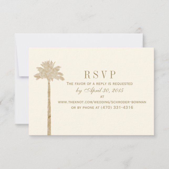 Laura's RSVP Card (Front)