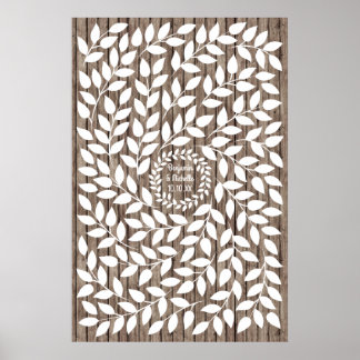 Laurel - 200 Signature Guest Book Alternative