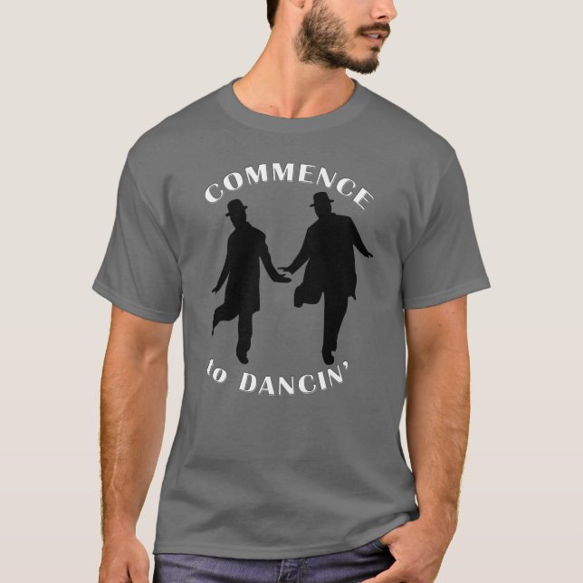 Laurel and Hardy - Commence to Dancin' T-Shirt (Front)