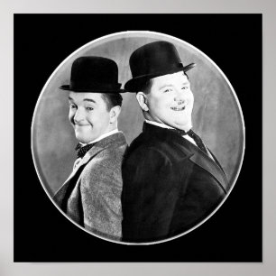 LAUREL AND HARDY Stan Laurel and Oliver Hardy in t Poster