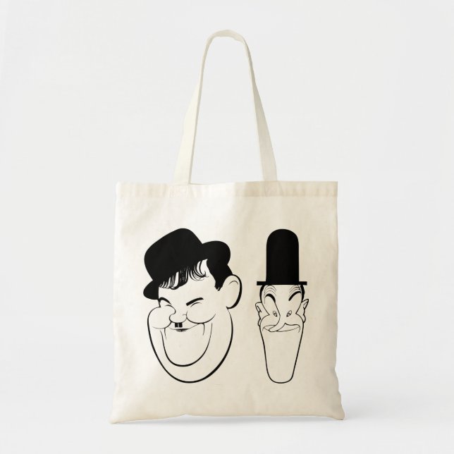 laurel and hardy tote bag (Front)