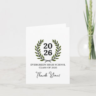 Laurel Crest Class of 2026 Thank You Card
