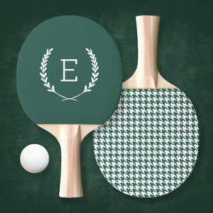 Laurel Crest Monogram Ping Pong Paddle