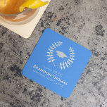 Laurel Graduation Party Paper Coaster Custom Name<br><div class="desc">Celebrate graduation with a personalized laurel wreath graduation party paper coaster. This elegant blue design features a graduation cap surrounded by classic laurel leaves with a customizable graduate name, school, and class year. Perfect for graduation parties, open houses, senior celebrations, and class of 2026 events. Stylish and practical party decor...</div>