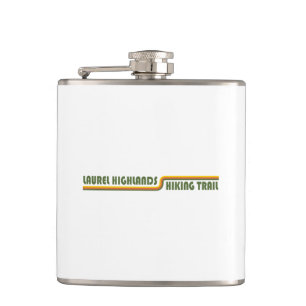 Laurel Highlands Hiking Trail Pennsylvania Hip Flask
