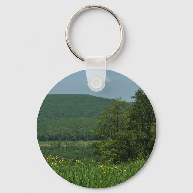 Laurel Highlands Pennsylvania Summer Photography Key Ring (Front)