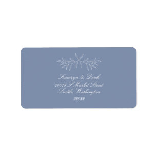 Laurel Leaf Return Address Mailing Label K310