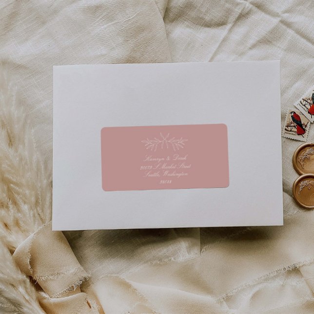 Laurel Leaf Return Address Mailing Label K310 (Creator Uploaded)