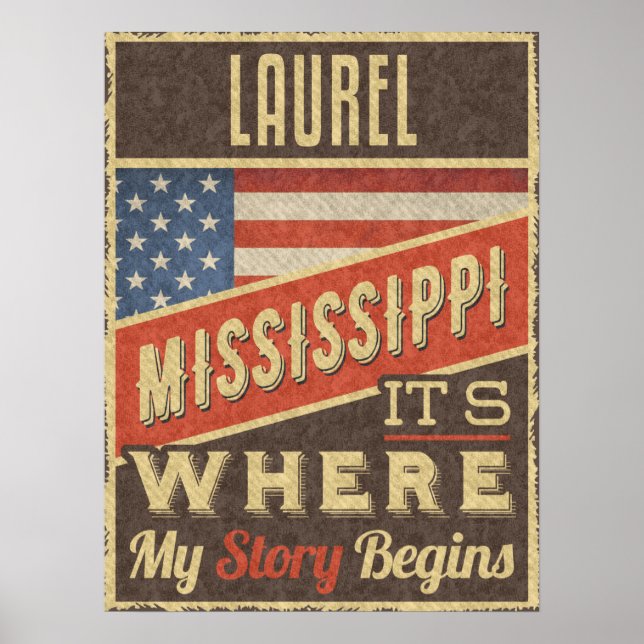 Laurel Mississippi Poster (Front)