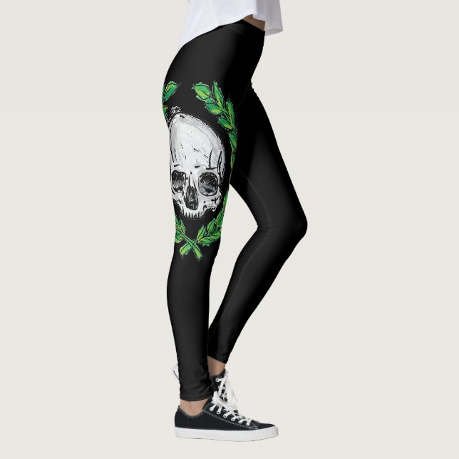 Laurel Skull Leggings (Right)