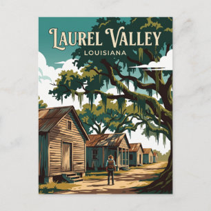 Laurel Valley Village USA Postcard
