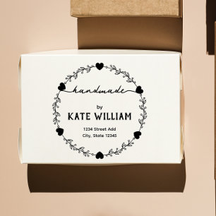 Laurel Wreath handmade by business stamp