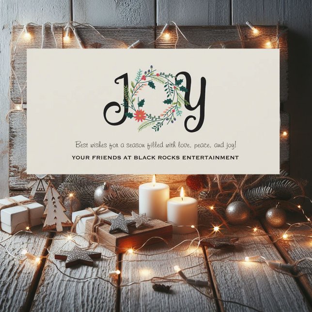 Laurel Wreath Joy Corporate Card (Creator Uploaded)
