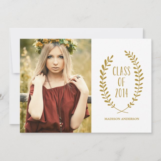 Laurels | 2014 Graduation Party Invitation (Front)