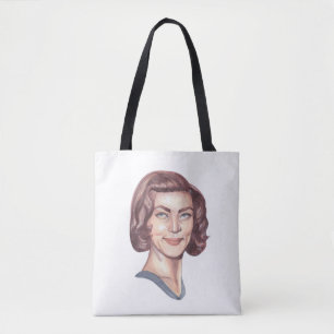 Lauren Bacall Portrait Tote Bag