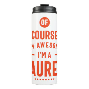 Lauren Personalised Name Birthday Gift Thermal Tumbler