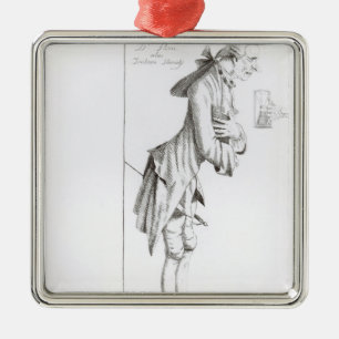 Laurence Sterne Metal Tree Decoration